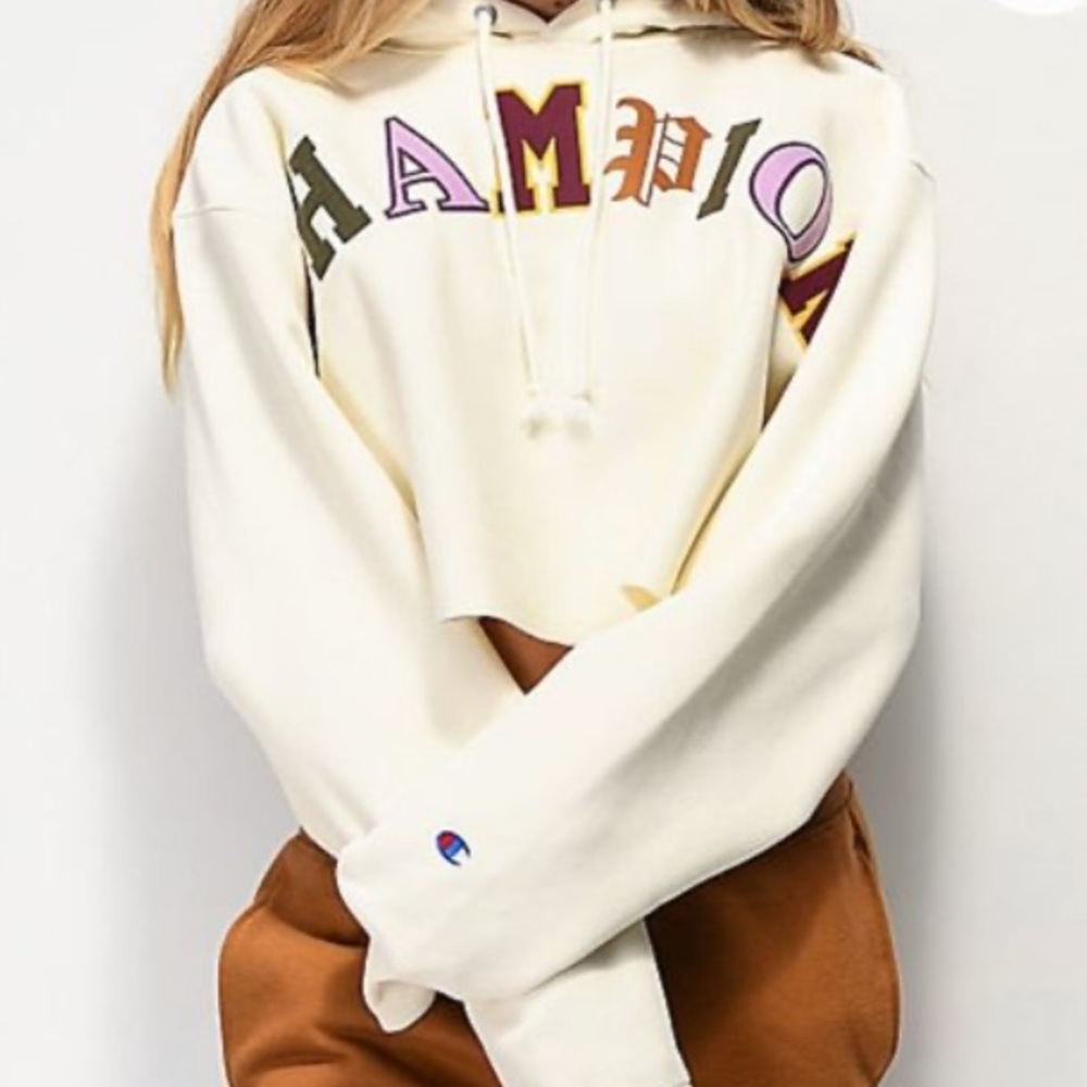 XXL Champion Old English Reverse Weave Cropped Sweatshirt- perfect condition